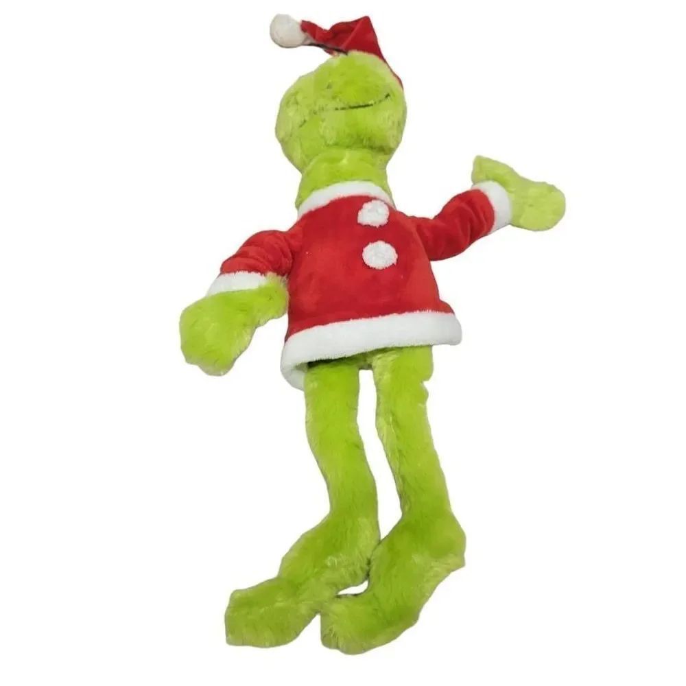 Dr. Seuss The Grinch in Santa Suit 15" Soft Plush Toy